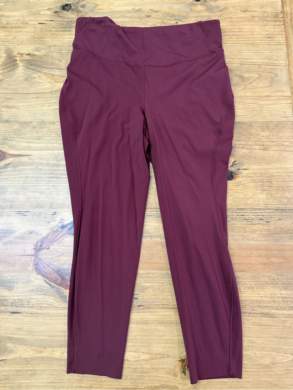 Lululemon Fast and Free HR Leggings Burgundy